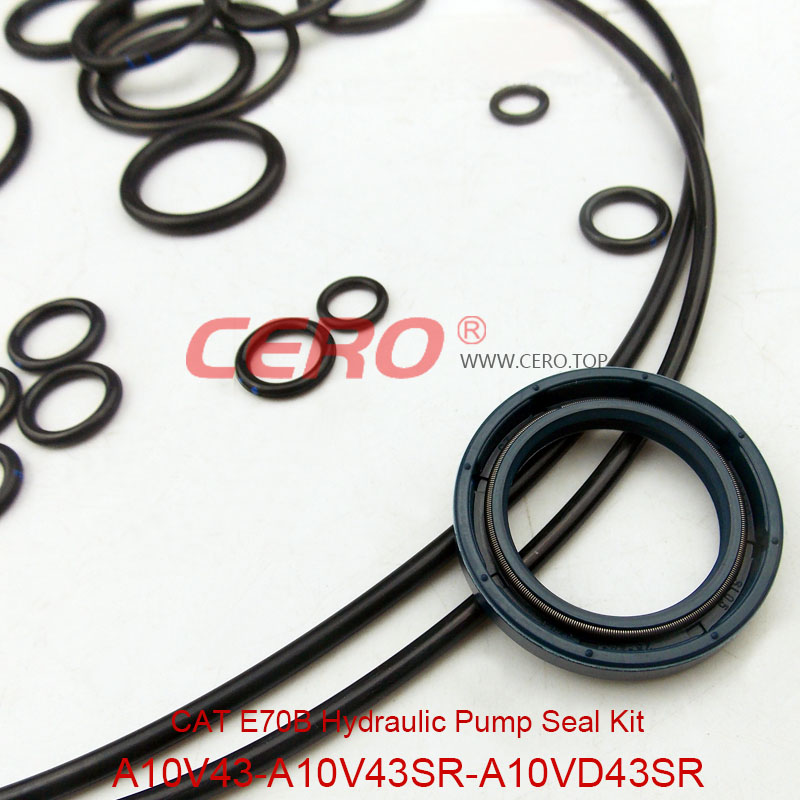 CAT E70B Hydraulic Pump Seal Kit A10V43 Rexroth A10V43SR