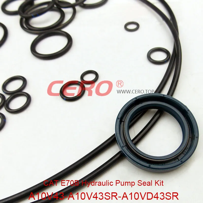 CAT E70B Hydraulic Pump Seal Kit A10V43 Rexroth Pump A10V43SR Caterpillar CAT E70B