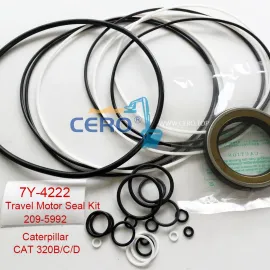 Kit de joint de moteur de voyage CAT 320D 7Y-4222 entraînement final 209-5992 215-9982 E320D