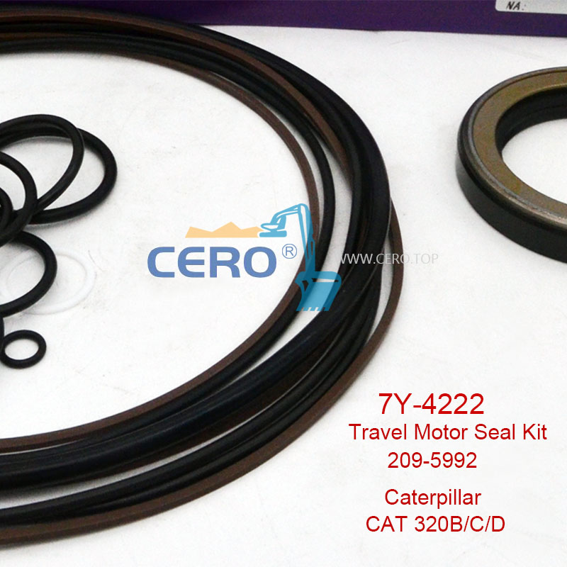 CAT 320D Travel Motor Seal Kit 7Y-4222 Final Drive 209-5992 215-9982 E320D