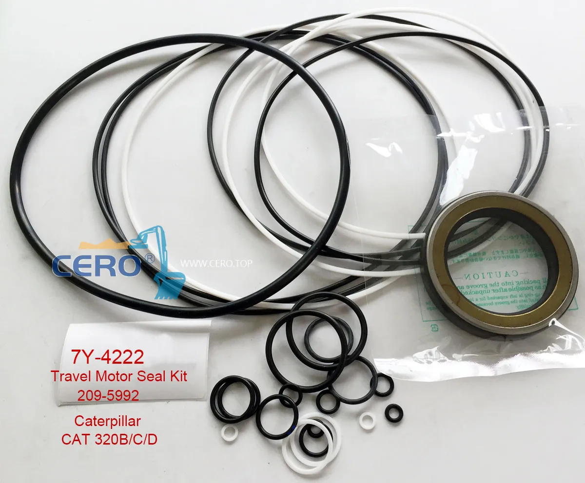 CAT 320D Travel Motor Seal Kit 7Y-4222 Final Drive 209-5992 215-9982 Caterpillar CAT 320B 320C E320D