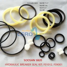 SOOSAN SB20 Breaker Seal Kit F01012 F0X001 SB20Ⅱ SB20TSP SQ20