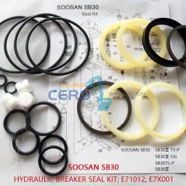 SOOSAN SB30 Breaker Seal Kit E71012 E7X001 SB30Ⅱ SB30TSP SQ30