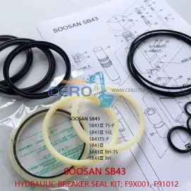 SOOSAN SB43 Breaker Seal Kit F9X001 F91012 SB43Ⅱ SB43TSP SQ43