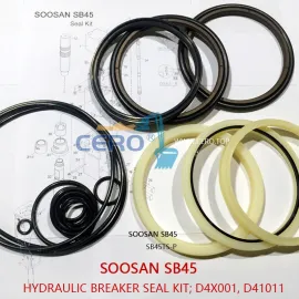 SOOSAN SB45 Комплект уплотнений выключателя D4X001 D41011 SB45TS-P