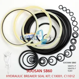 SOOSAN SB60 Breaker Seal Kit C2X001 C21011 SB60TSP SQ60