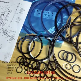 SOOSAN SB140 Breaker Seal Kit L2X003 L21011 SB140TSP SQ140 SB147TRF