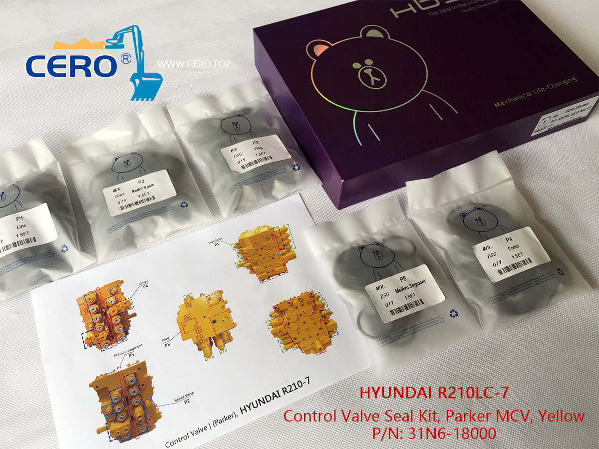 Hitachi ZX200-3 Control Valve Seal Kit ZAXIS200-3 Main Control Valve