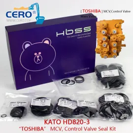 Kit de joint de soupape de commande Kato HD820III LC HD820 Vanne principale TOSHIBA Mcv HD820-3