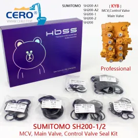 Sumitomo SH200-1 Kit de sello de válvula de control SH200-2 SH200-A1 SH200-A2 SH200