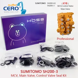 Sumitomo SH200-3 Kit de sello de válvula de control SH200-A3 SH200