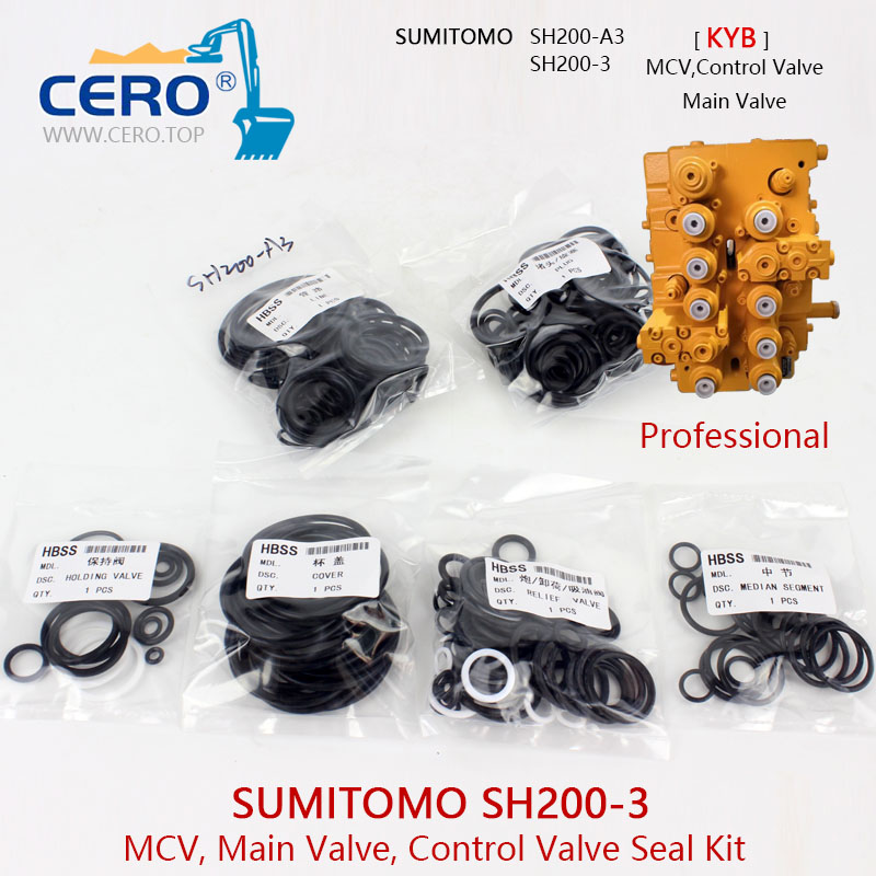 Sumitomo SH200-3 Control Valve Seal Kit SH200-A3 SH200