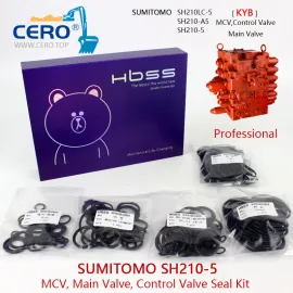 Sumitomo SH210-5 Σετ στεγανοποίησης βαλβίδας ελέγχου SH210LC-5 SH210-A5 SH210