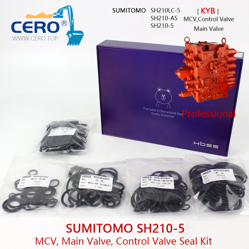 Sumitomo SH210-5 Control Valve Seal Kit SH210LC-5 SH210-A5 SH210