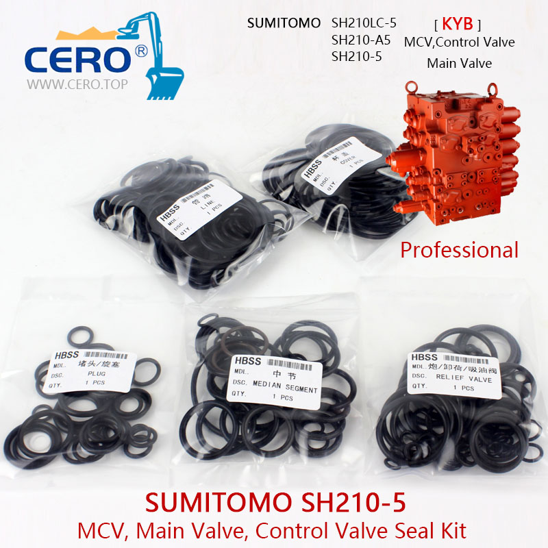 Sumitomo SH210-5 Control Valve Seal Kit SH210LC-5 SH210-A5 SH210