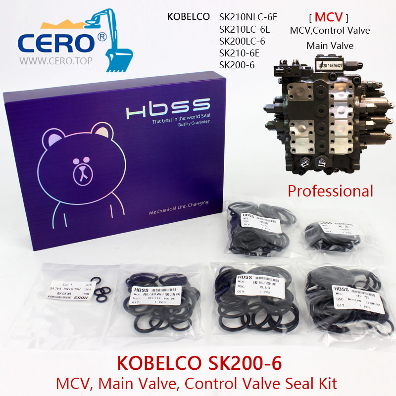 Kobelco SK250-8 Control Valve Seal Kit SK260-8