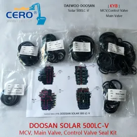 مجموعة ختم صمام التحكم Doosan Solar 500LC-V صمام رئيسي Daewoo DH500