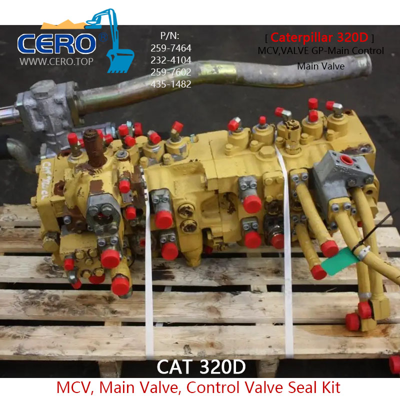 CAT 320D Valve Gp Main Control Valve Seal Kit Caterpillar 320DL 259-7464