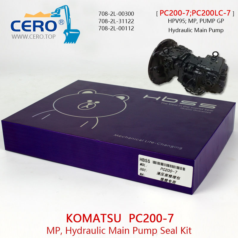 Komatsu PC200-7 液压泵修理包708-2L-00300 708-2L-31122 708-2L-00112