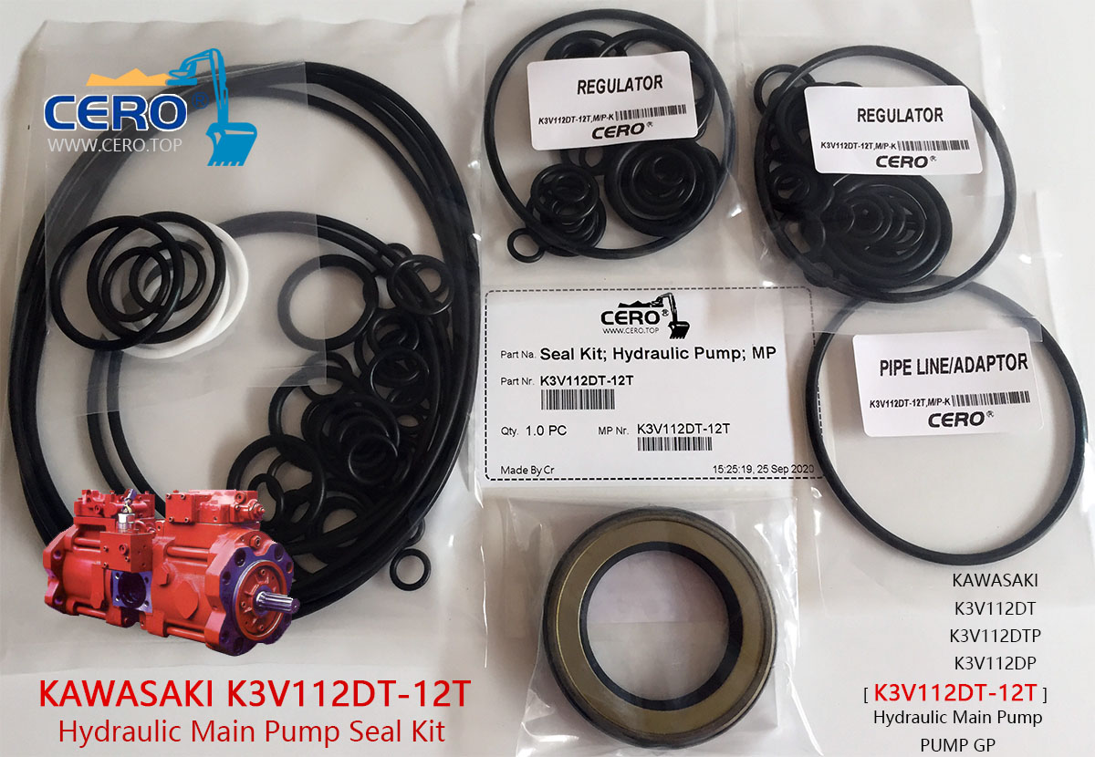 Kawasaki K3V112DT 12T 液压泵修理包K3V112DTP K3V112DP