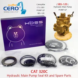 CAT 320C Hydraulic Main Pump Seal Kit 173-3381 SBS120 SBS-120