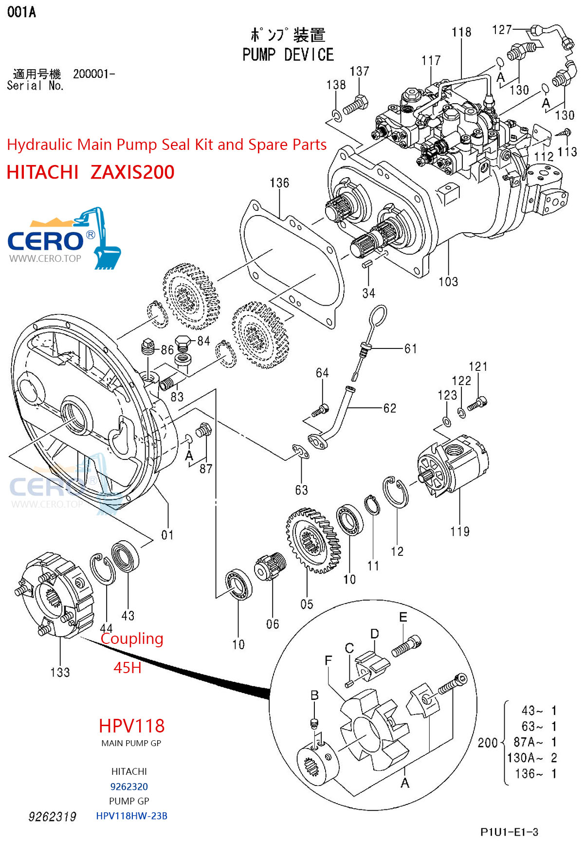 BODY OH！　200g For Hitachi excavator parts pressure sensor zx200-3 zx210-3