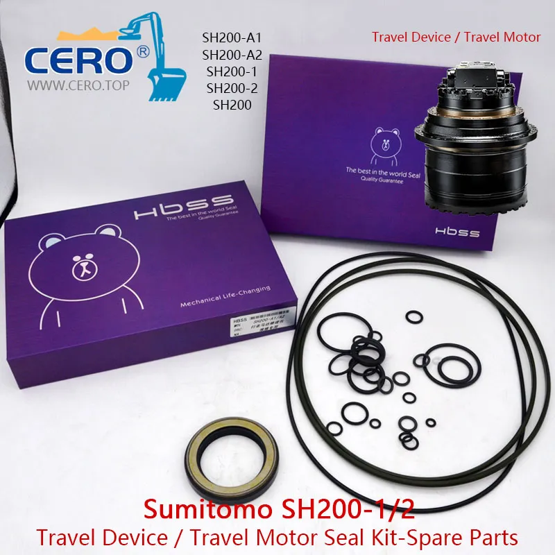 Sumitomo SH200 Travel Motor Seal Kit SH200-2 SH200-1 Travel Device SH200-A1 SH200-A2