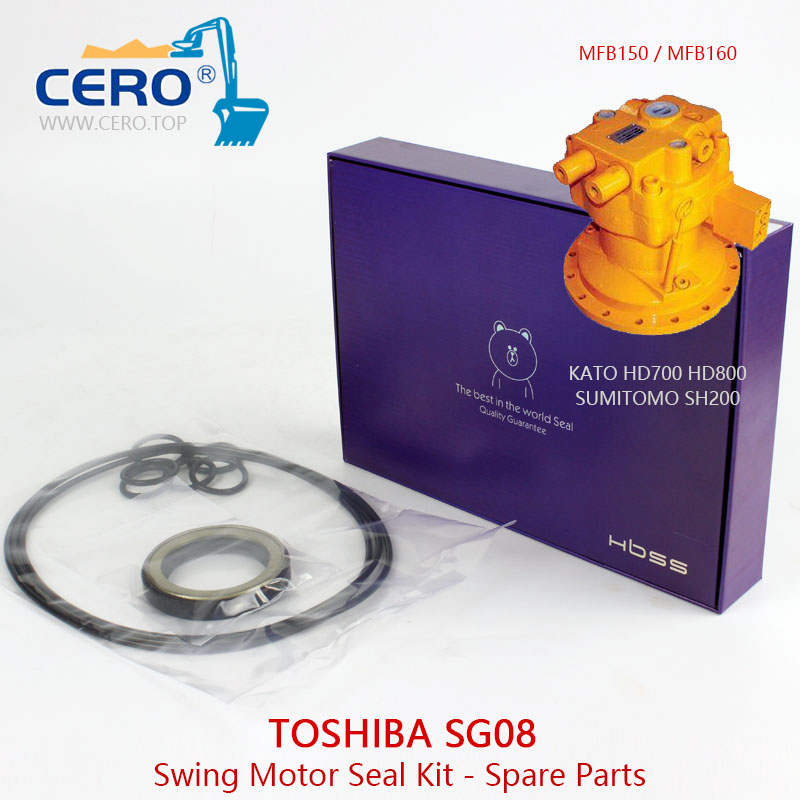 TOSHIBA SG08 Swing Motor Seal Kit CAT E200B MFB150 MFB160