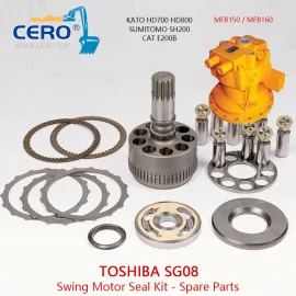 Kit de sello de motor de giro TOSHIBA SG08 CAT E200B MFB150 MFB160