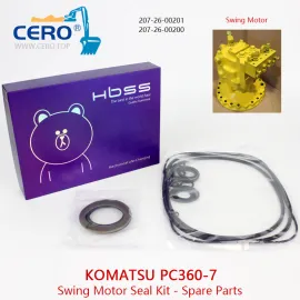 Komatsu PC360-7 Swing Motor Seal Kit 207-26-00201 207-26-00200