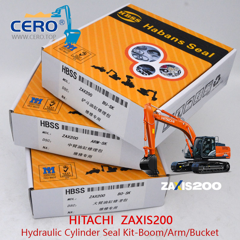 Kit de sello del cilindro de la pluma ZAXIS200 4448398 HITACHI ZX200