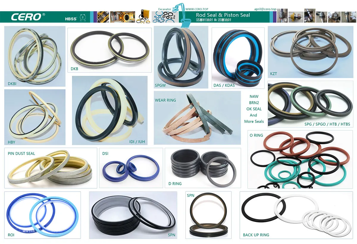 Seal Kit Rod Seals Piston Seals DKBI DKB IDI SPGW SPG SPGO IDI O RING D RING BACK UP RING