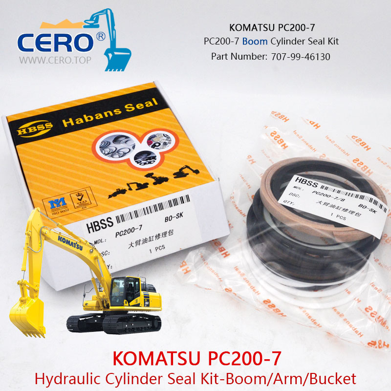 PC200-7 Bucket Cylinder Seal Kit 707-99-45230 KOMATSU PC200LC-7 PC210LC-7 PC210-7