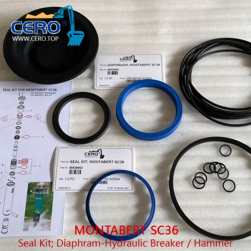 Tramac SC36 Seal Kit 86639903 Diaphragm 86639952 SC36HT Seal Kit Membrane 