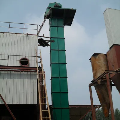 TZ belt type vertical bucket elevator for flour mill/cement/sand 