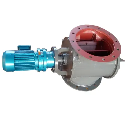 Válvula de descarga de aire rotativa de ceniza descarga de polvo de suministro de fábrica