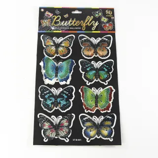 Paperboard 3D Handmade Layer Sticker Butterfly