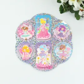 Glitter PVC 3D Layer Sticker Princess supplier