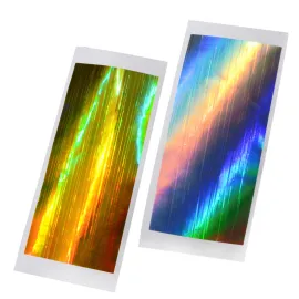 Holographic Sticker Strips Manicure