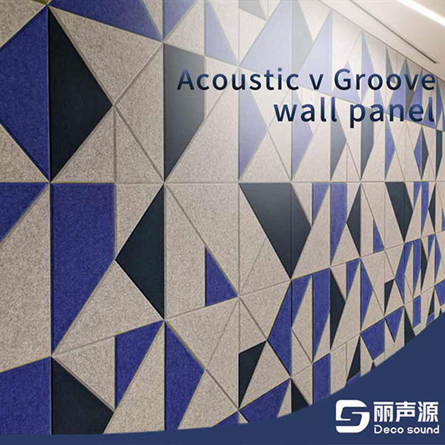Akustisk V Groove Wall Panel