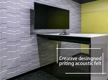 Creative Designed Priting Acoustic Felt