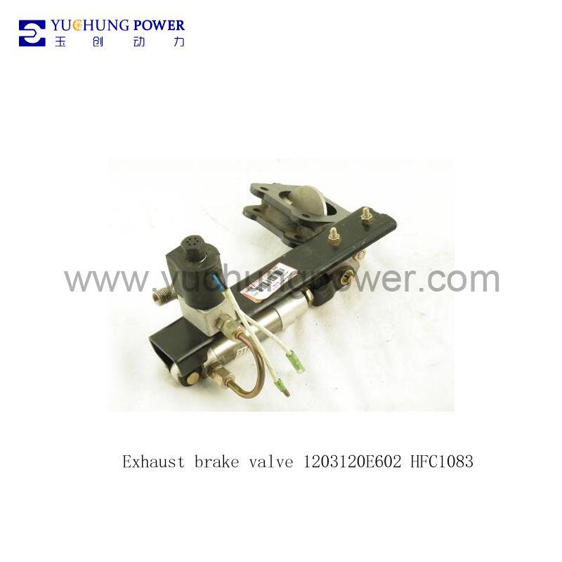 Exhaust brake valve 1203120E602 HFC1083 for jinbei JBC SY3090