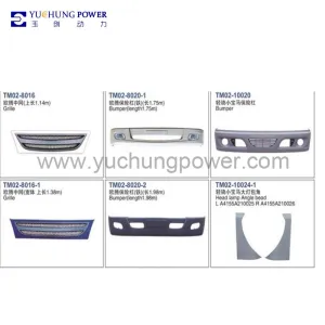black panel front bumper for T-KING TRUCK SPARE PARTS