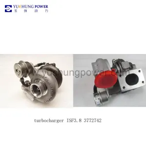 turbocharger code 3772742 for CUMMINS ISF3.8