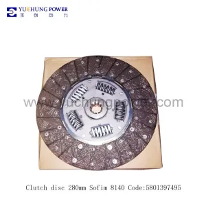 Clutch disc 280mm Sofim 8140 Code 5801397495