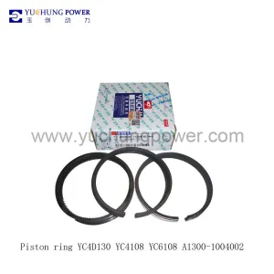Piston ring anillos YC4D130 YC4108 YC6108 A1300-1004002
