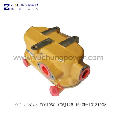 Oil cooler YC6108G YC6J125 1640H-1013100A
