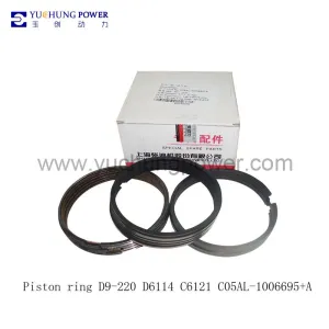 piston ring set D9-220 D6114 C6121 C05AL-1006695+A