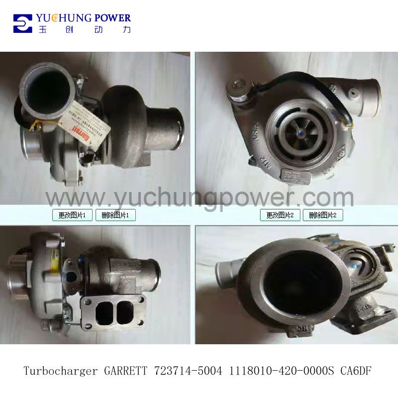 Turbocharger GARRETT 723714-5004 1118010-420-0000S CA6DF