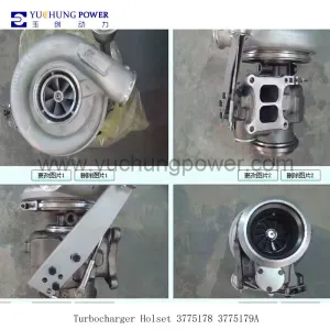 Turbocharger Holset Cummins 3775178 3775179A